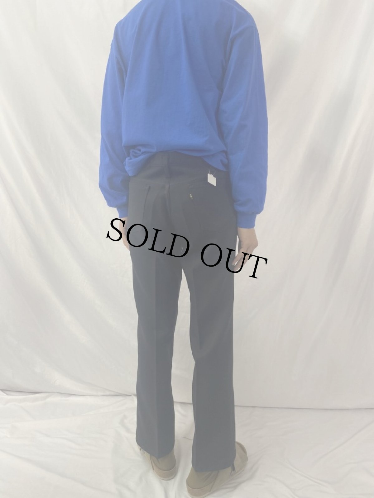 画像4: 80's Levi's USA製 "STA-PREST" PANTS BLACK W35 (4)