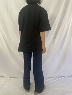 画像4: STEVE HARVEY レーヨン×アクリル ニット切り替えシャツ XL (4)