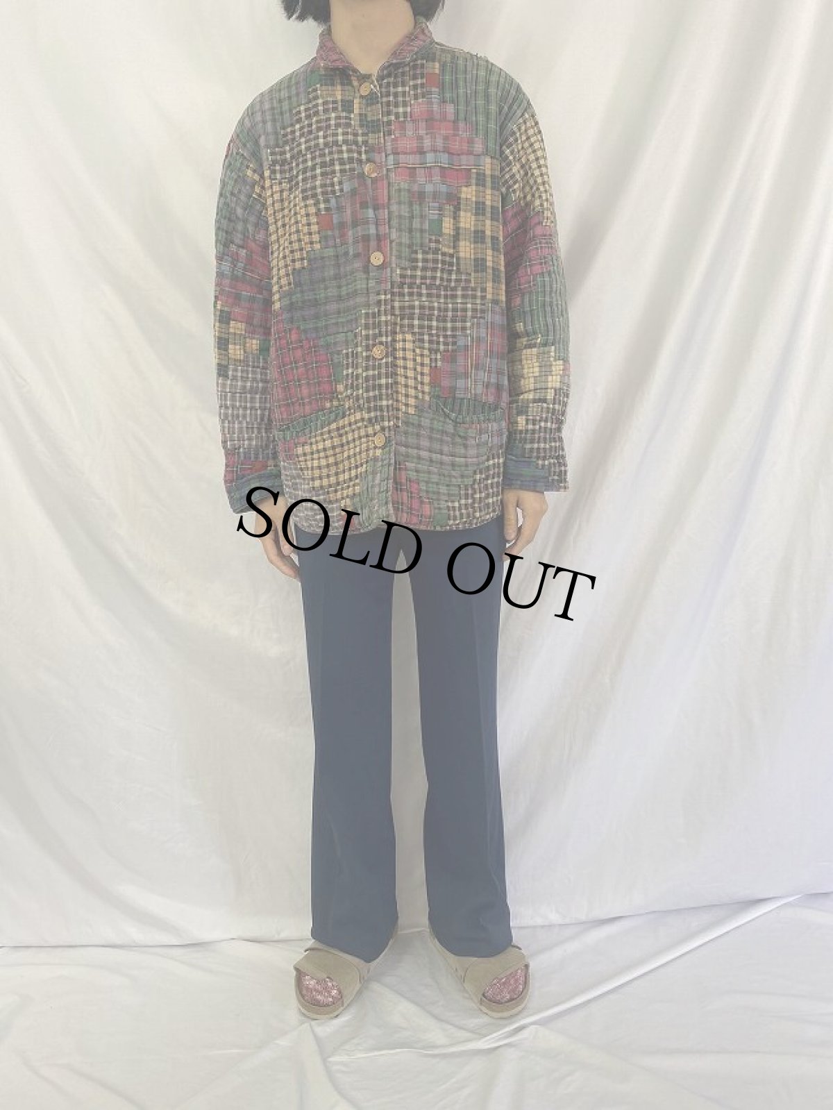 画像3: パッチワーク キルティングジャケット (3)