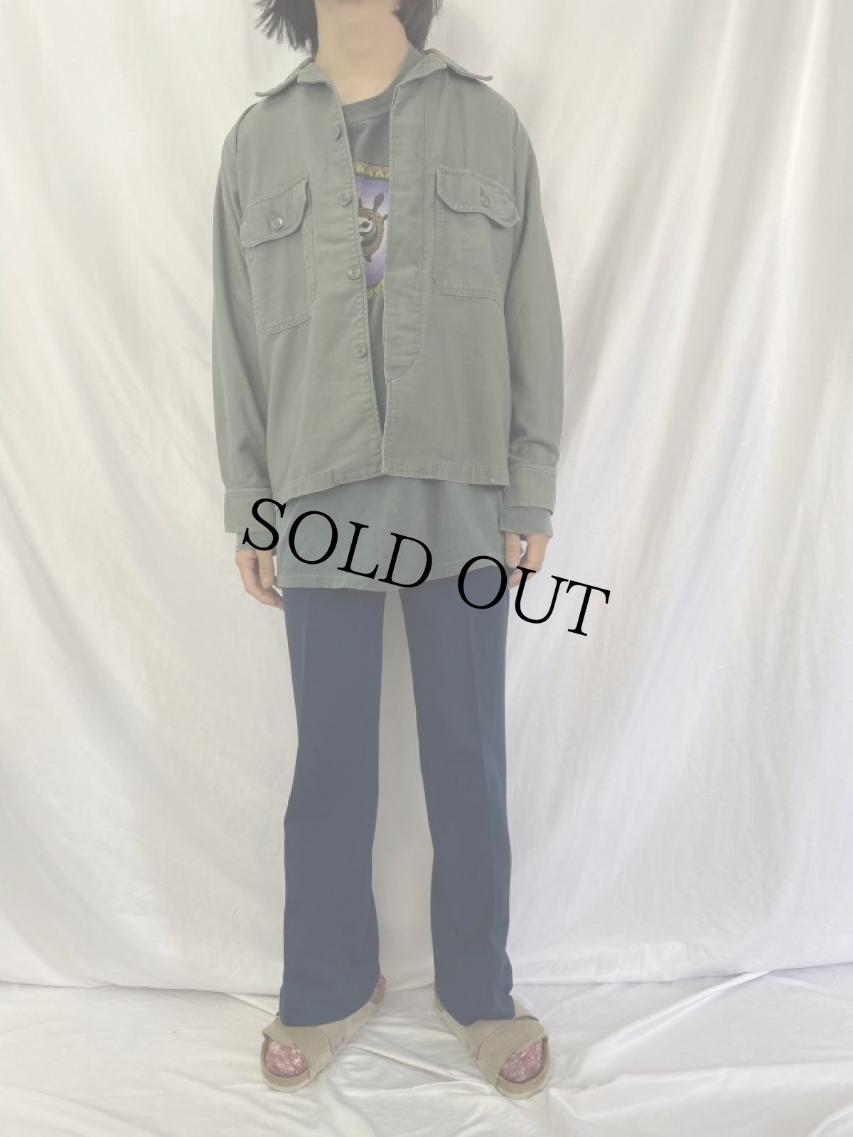 画像2: 50's U.S.AIR FORCE ユーティリティシャツ (2)