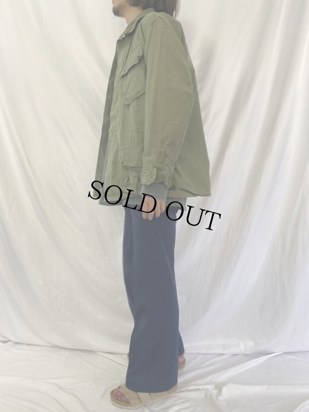 画像3: 60's U.S.NAVYジャングルファティーグジャケット 3rd MEDIUM REGULAR (3)