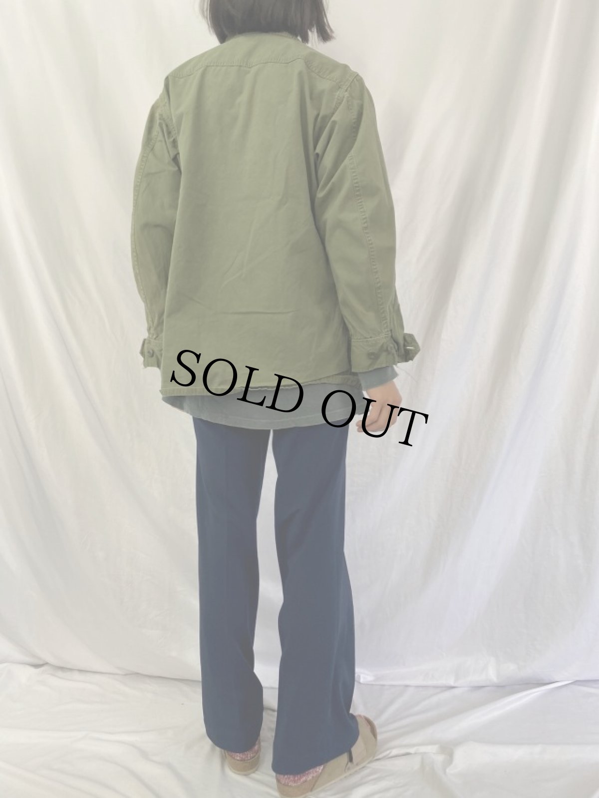 画像4: 60's U.S.NAVYジャングルファティーグジャケット 3rd MEDIUM REGULAR (4)