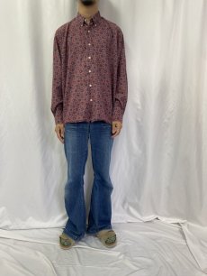 画像2: Ralph Lauren "GREGGOR" 花柄 ボタンダウンコットンシャツ XL (2)