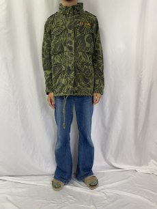 画像2: Ralph Lauren DENIM&SUPPLY "M-51 TYPE" ハイビスカス柄コットンナイロンジャケット XL (2)