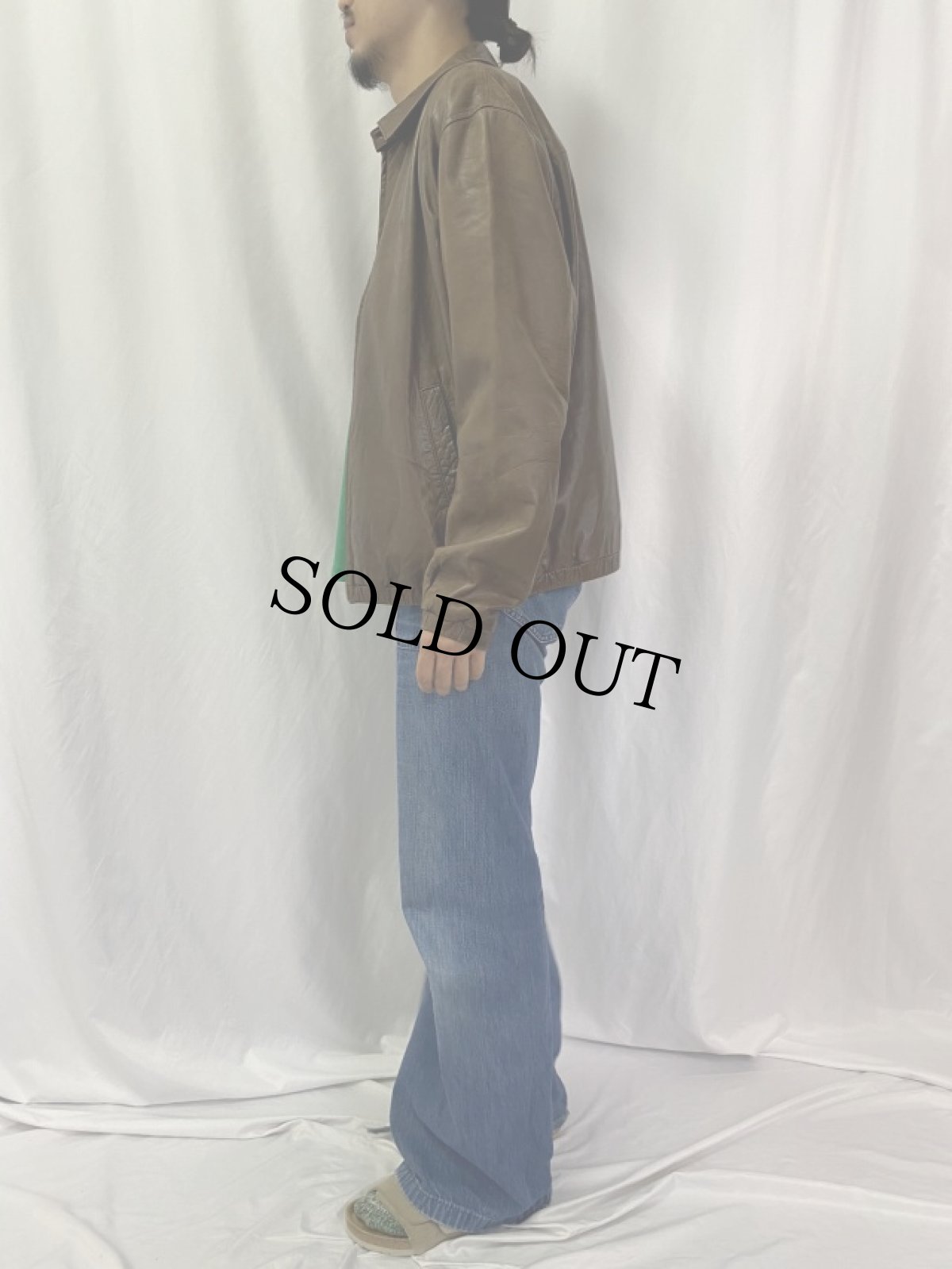 画像3: POLO Ralph Lauren レザージャケット L (3)