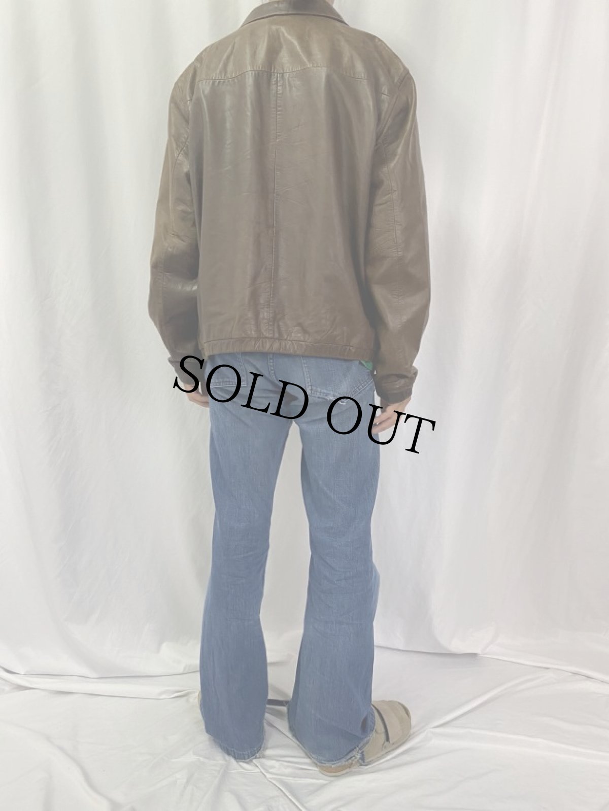 画像4: POLO Ralph Lauren レザージャケット L (4)