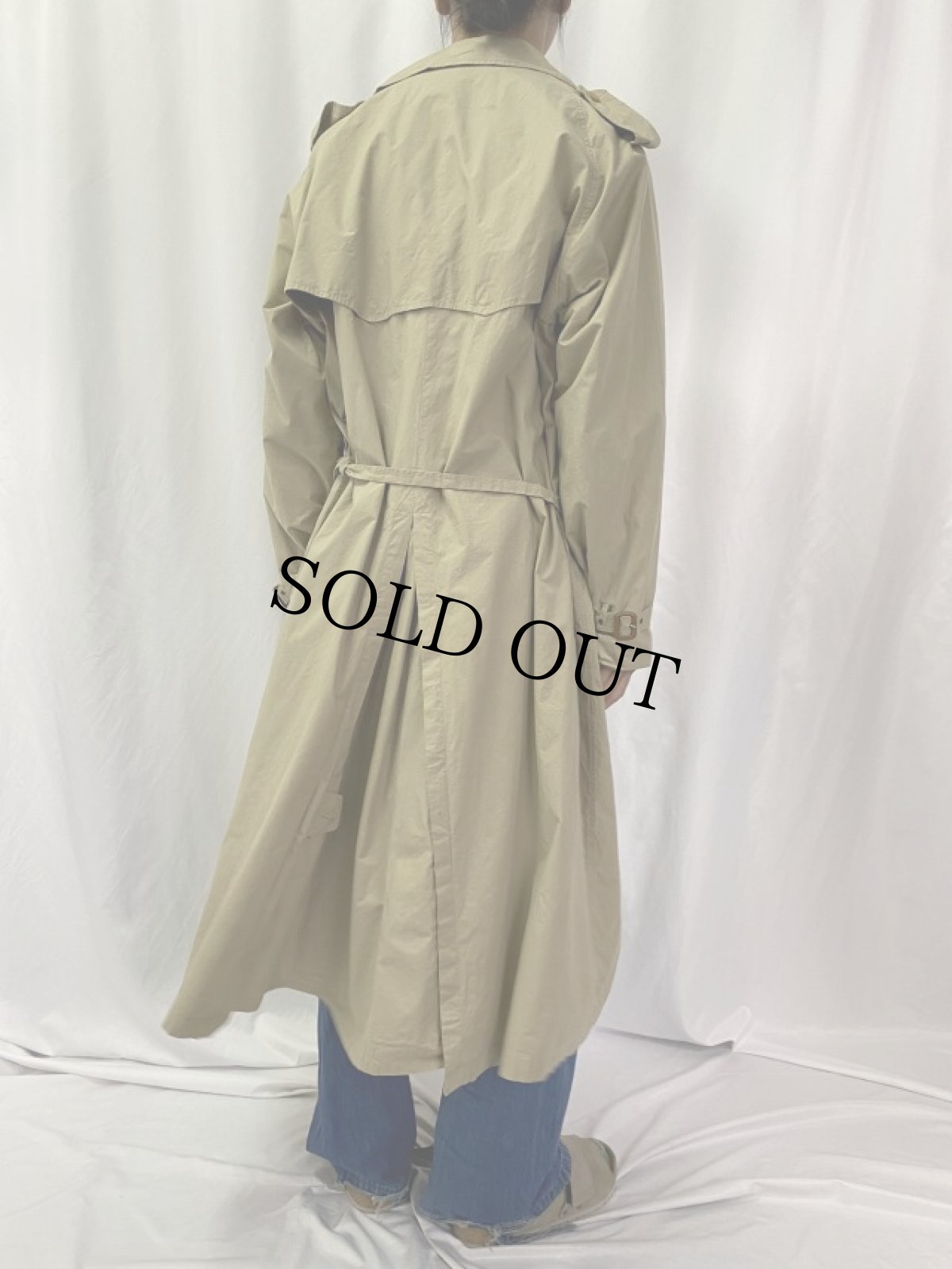 画像4: POLO Ralph Lauren  一枚袖 コットンポプリン トレンチコート L (4)