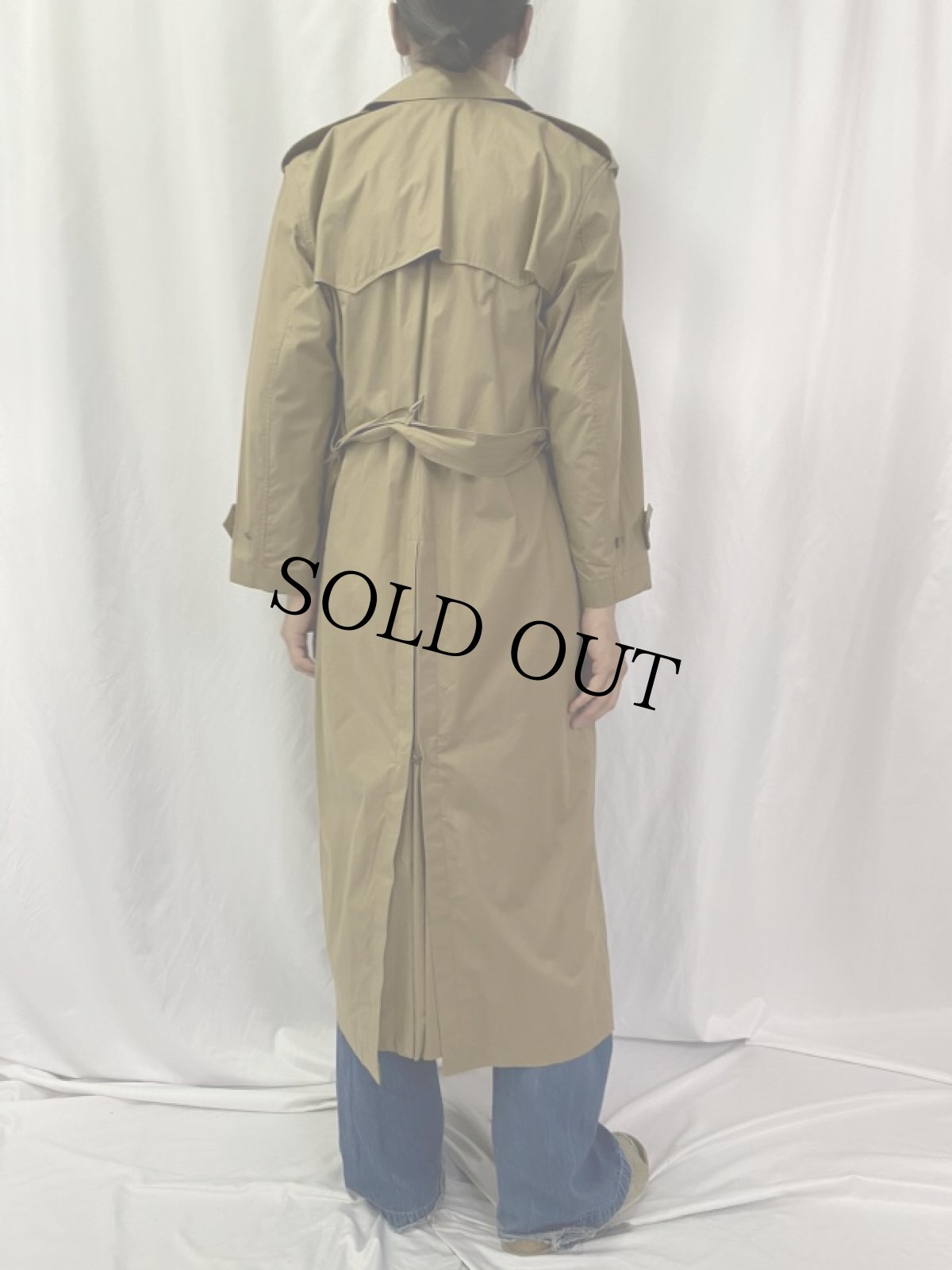 画像4: Ralph Lauren  コットンポプリントレンチコート size4 (4)