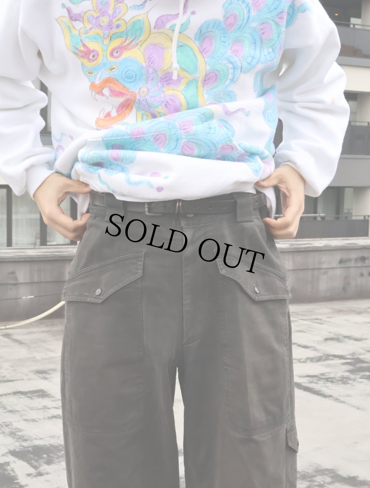 画像4: GAP ワークパンツ BLACK M (4)