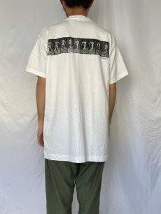 画像4: 90's EADWEARD MUYBRIDGE USA製 "THE HUMAN FIGURE IN MOTION" アートプリントTシャツ XL (4)