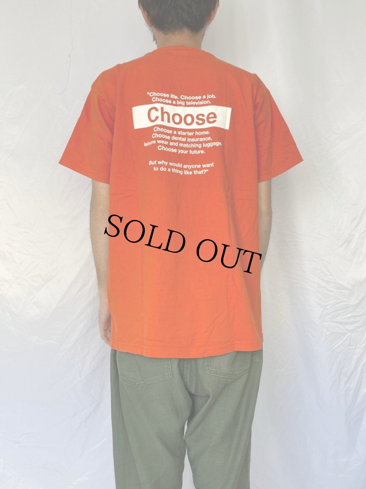 画像4: 00's〜 Trainspotting "Choose" 映画プリントTシャツ (4)