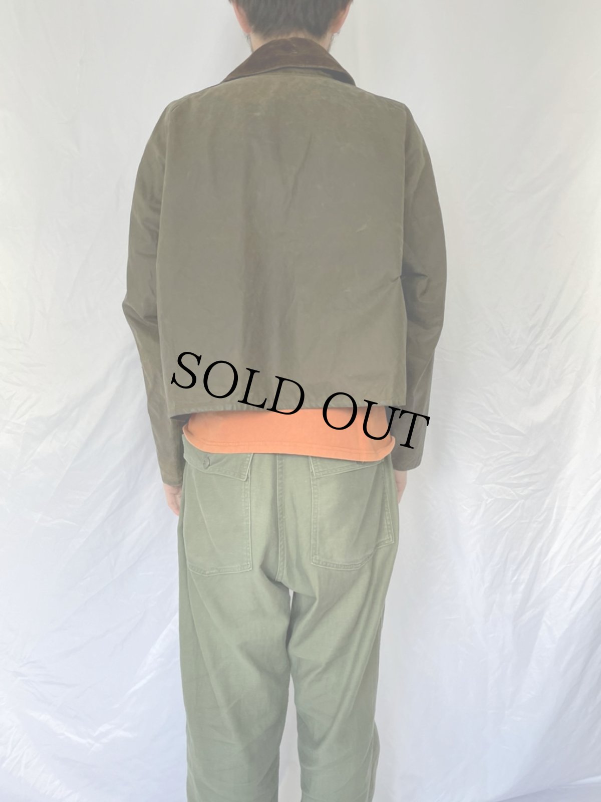 画像4: 80's Barbour ENGLAND製 "SPEY" 3ワラント L (4)