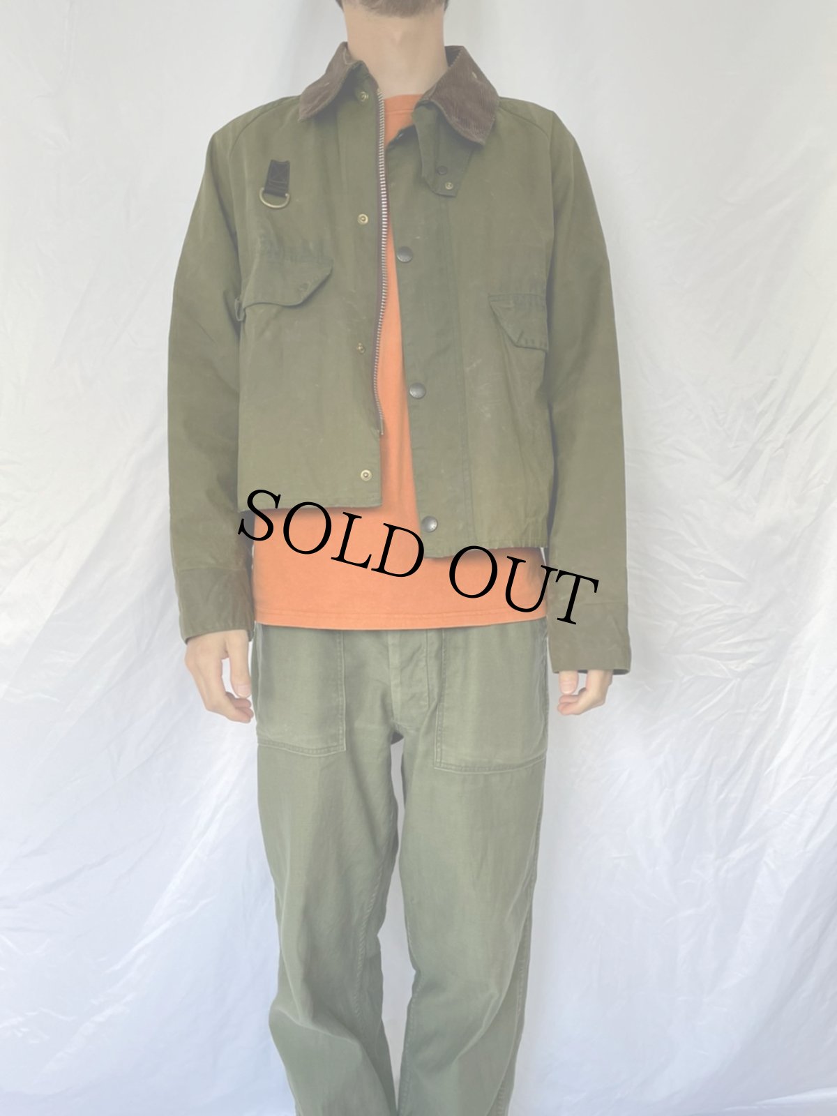 画像2: 90's Barbour ENGLAND製 "SPEY" 3ワラント L (2)