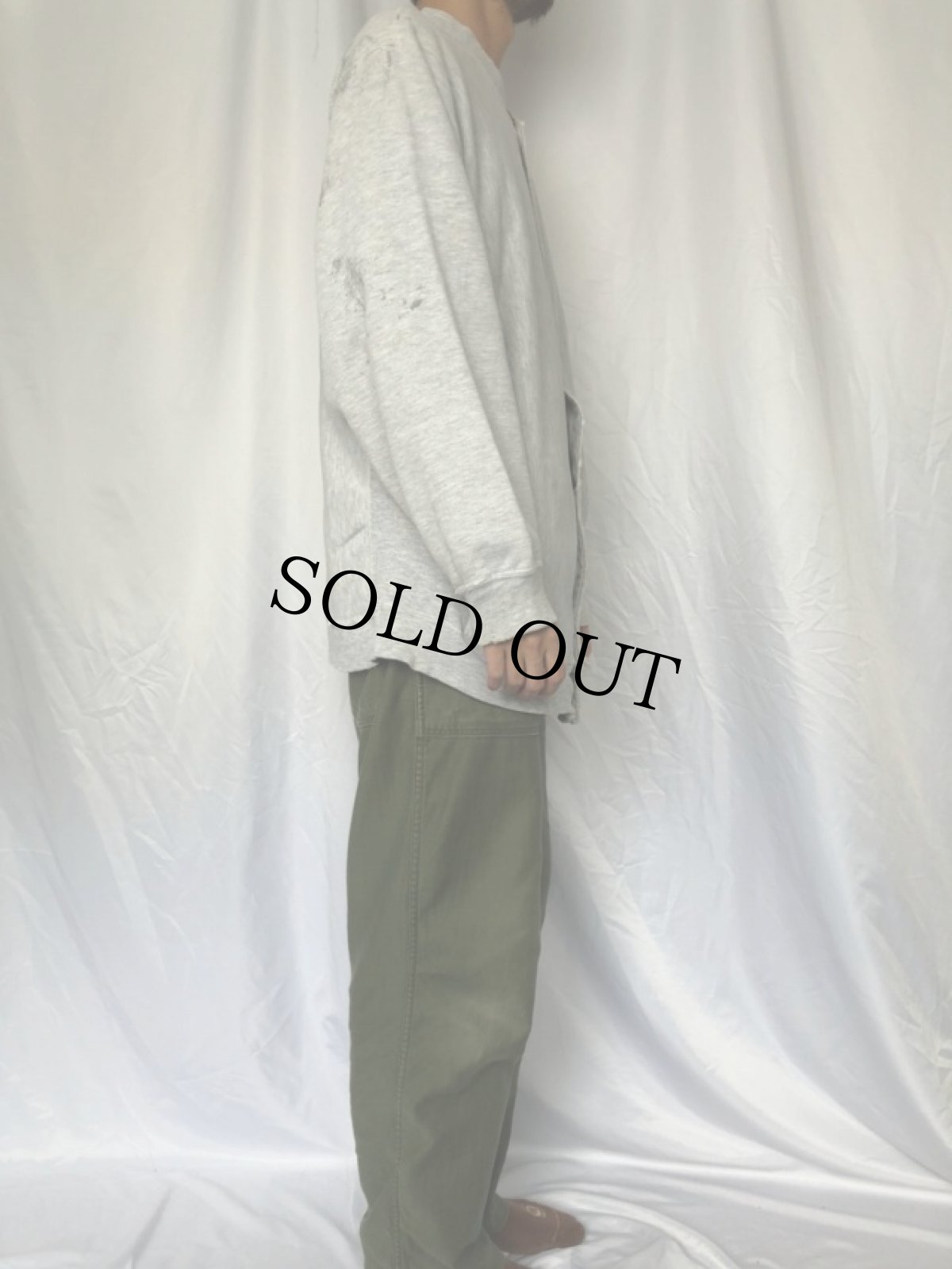 画像3: 80's Champion REVERSE WEAVE トリコタグ USA製 フルスナップスウェット XL (3)