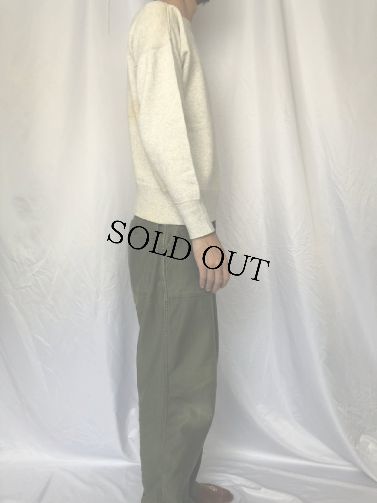 画像3: 50's 前V 無地スウェット (3)