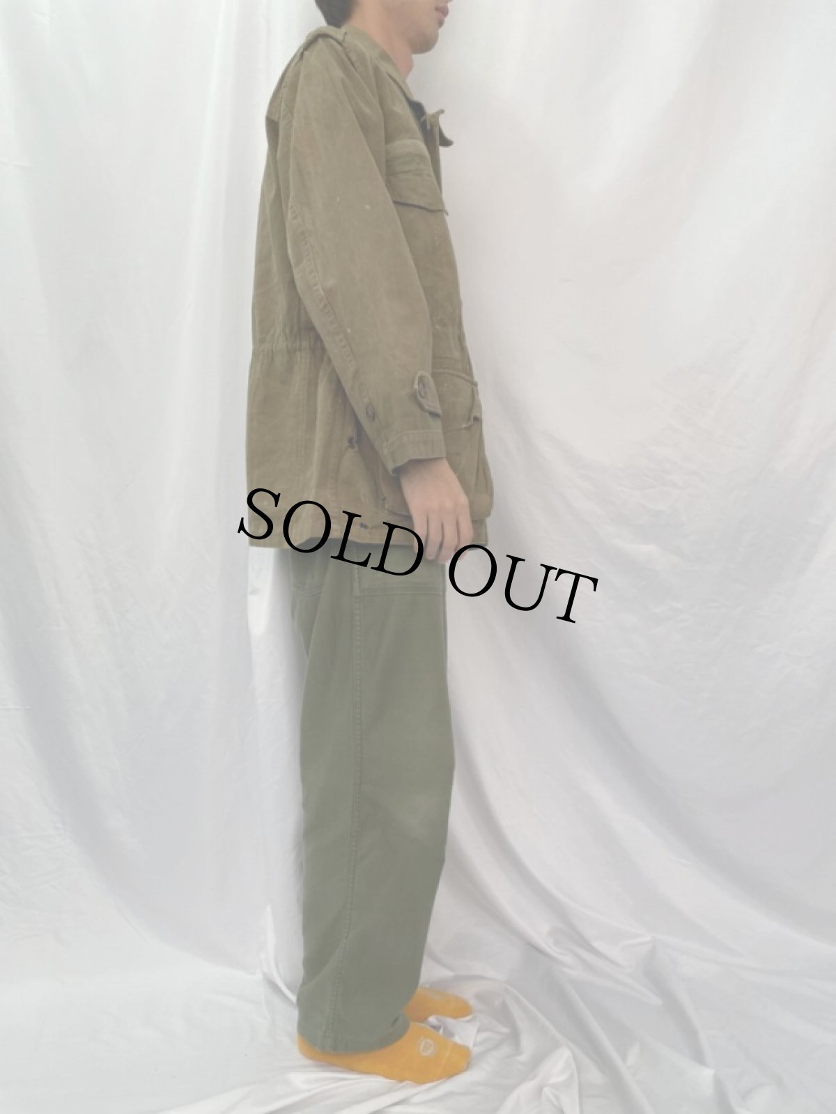 画像3: 50's French Army M-47 HBTジャケット 後期 (3)