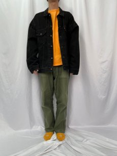 画像2: 90's Levi's 70507-4159 USA製 ブラックデニムジャケット XXL (2)