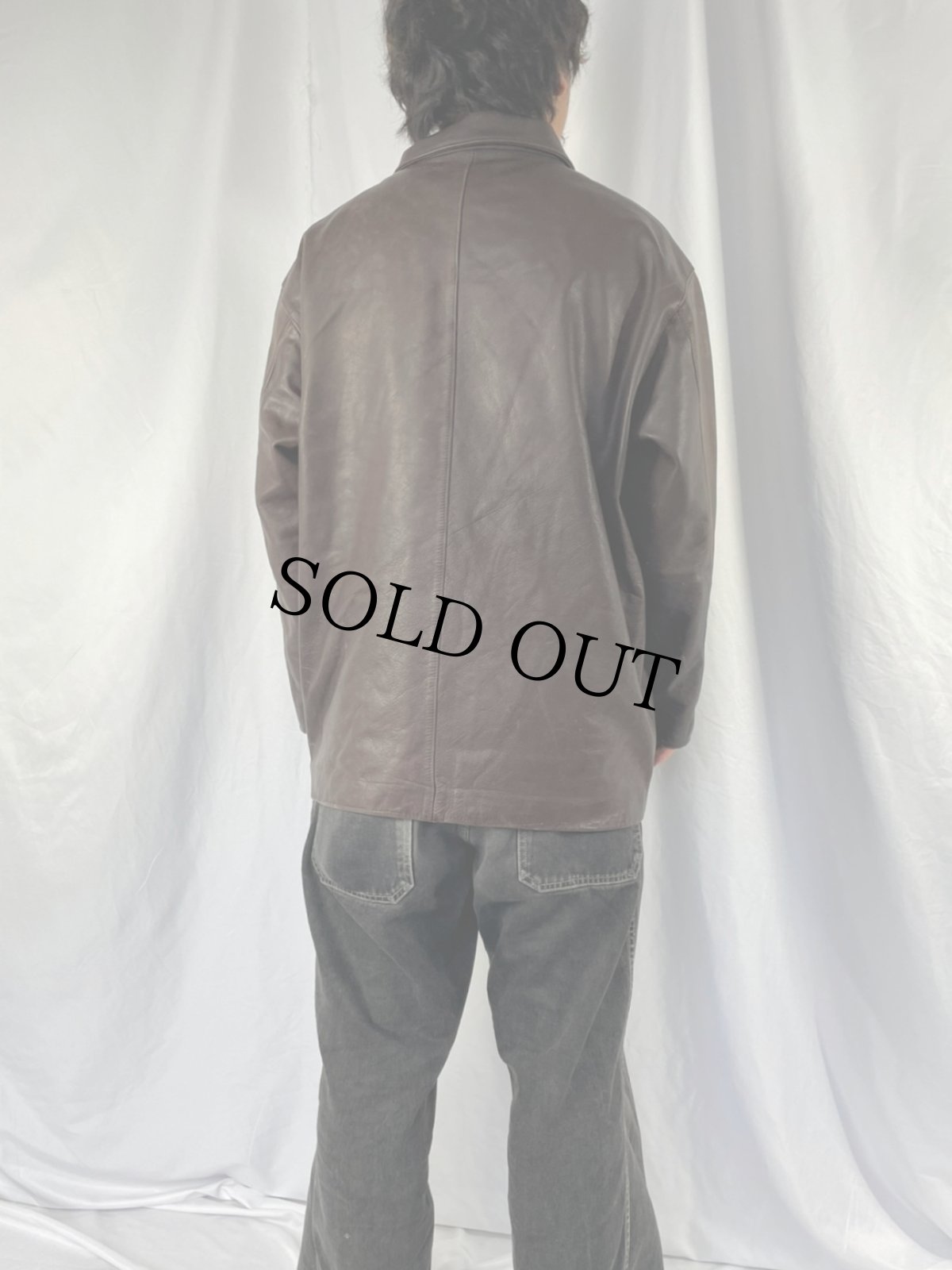 画像4: MICHAEL HELLER レザーハーフコート (4)