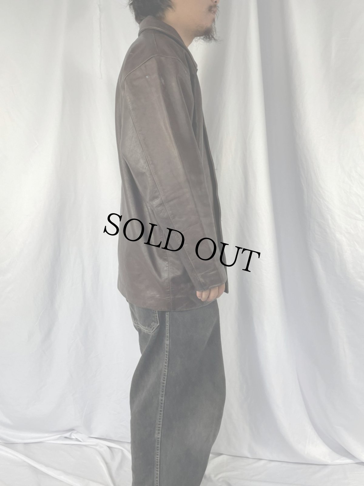 画像3: MICHAEL HELLER レザーハーフコート (3)