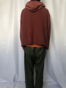 画像11: 【SALE】 GOFUKUSAY "CROSS SEPA POCKET HOODIE" R.BROWN 【FREE】 (11)