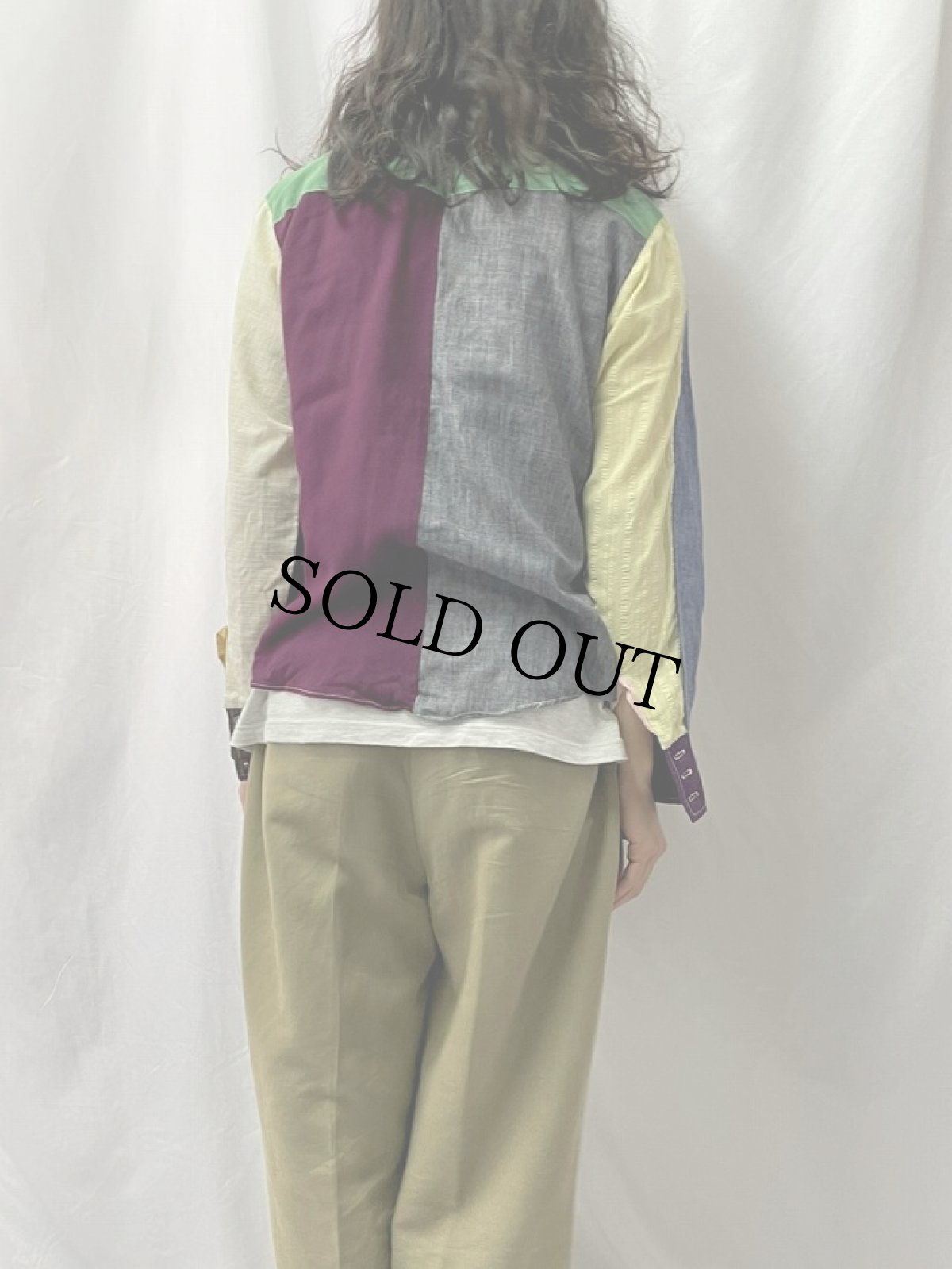 画像4: 70's KENNINGTON クレイジーパターン ウエスタンシャツ M (4)