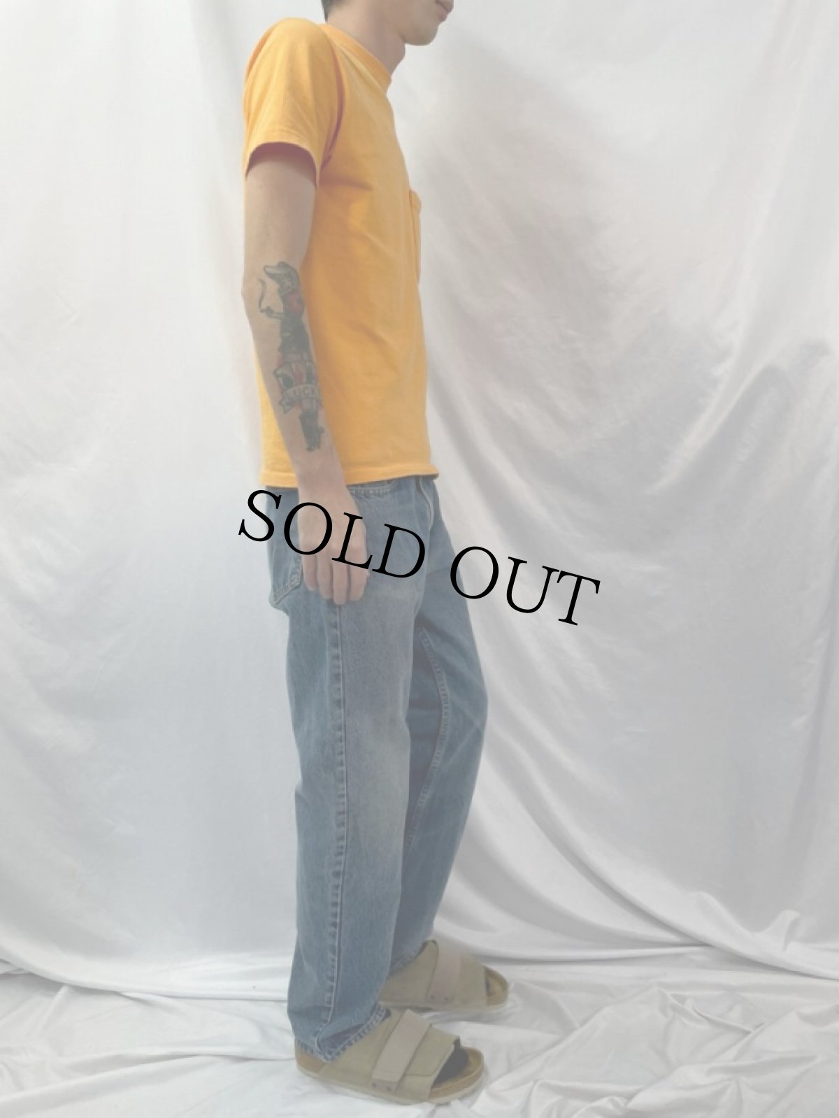 画像3: 90's Levi's 505 USA製 "ブランクタブ" デニムパンツ W32 (3)