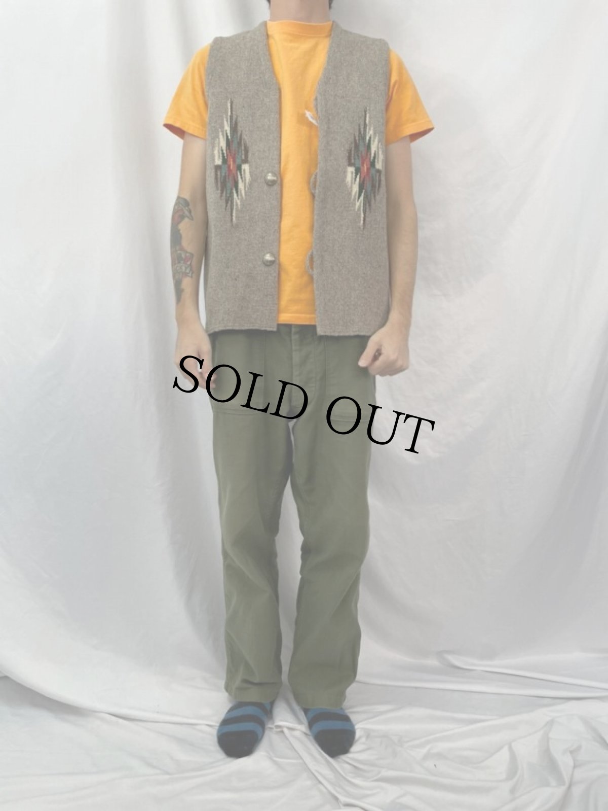 画像2: NAMBE WEAVER チマヨベスト (2)