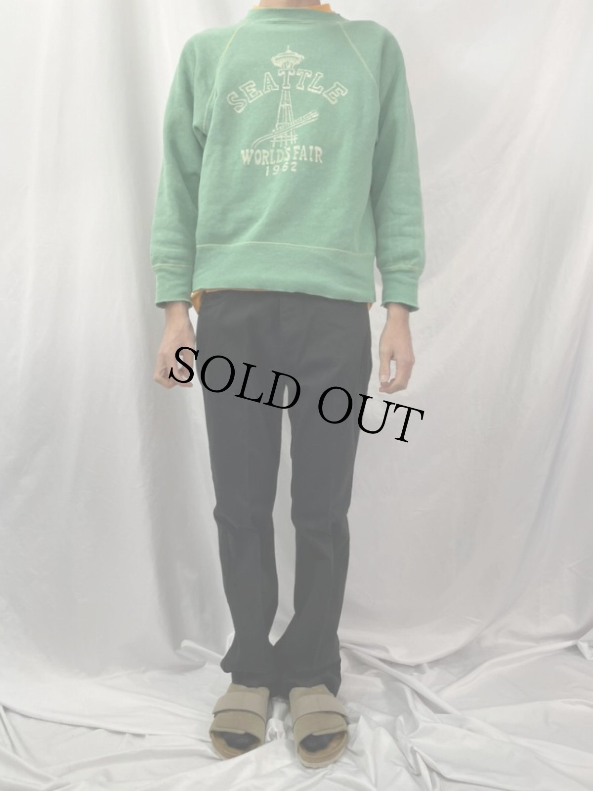 画像2: 70's Levi's 517-1859 STA-PREST PANTS カツラギ ブラック W32 (2)