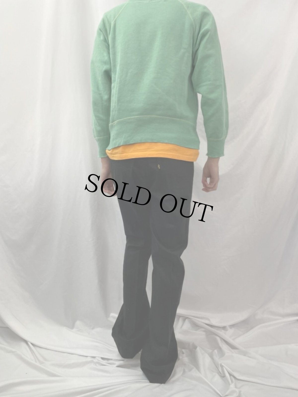 画像4: 70's Levi's 517-1859 STA-PREST PANTS カツラギ ブラック W32 (4)