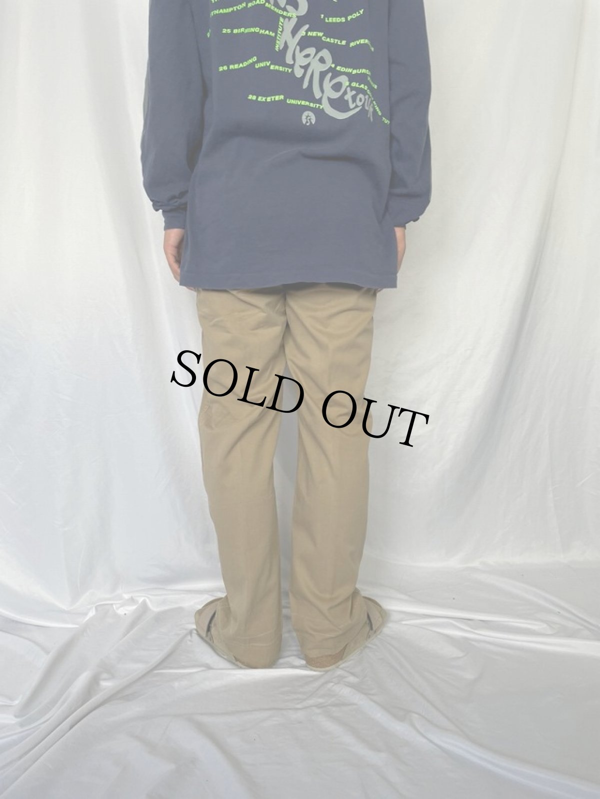 画像5: 40's USMC フラップポケット チノトラウザーズ W29 (5)