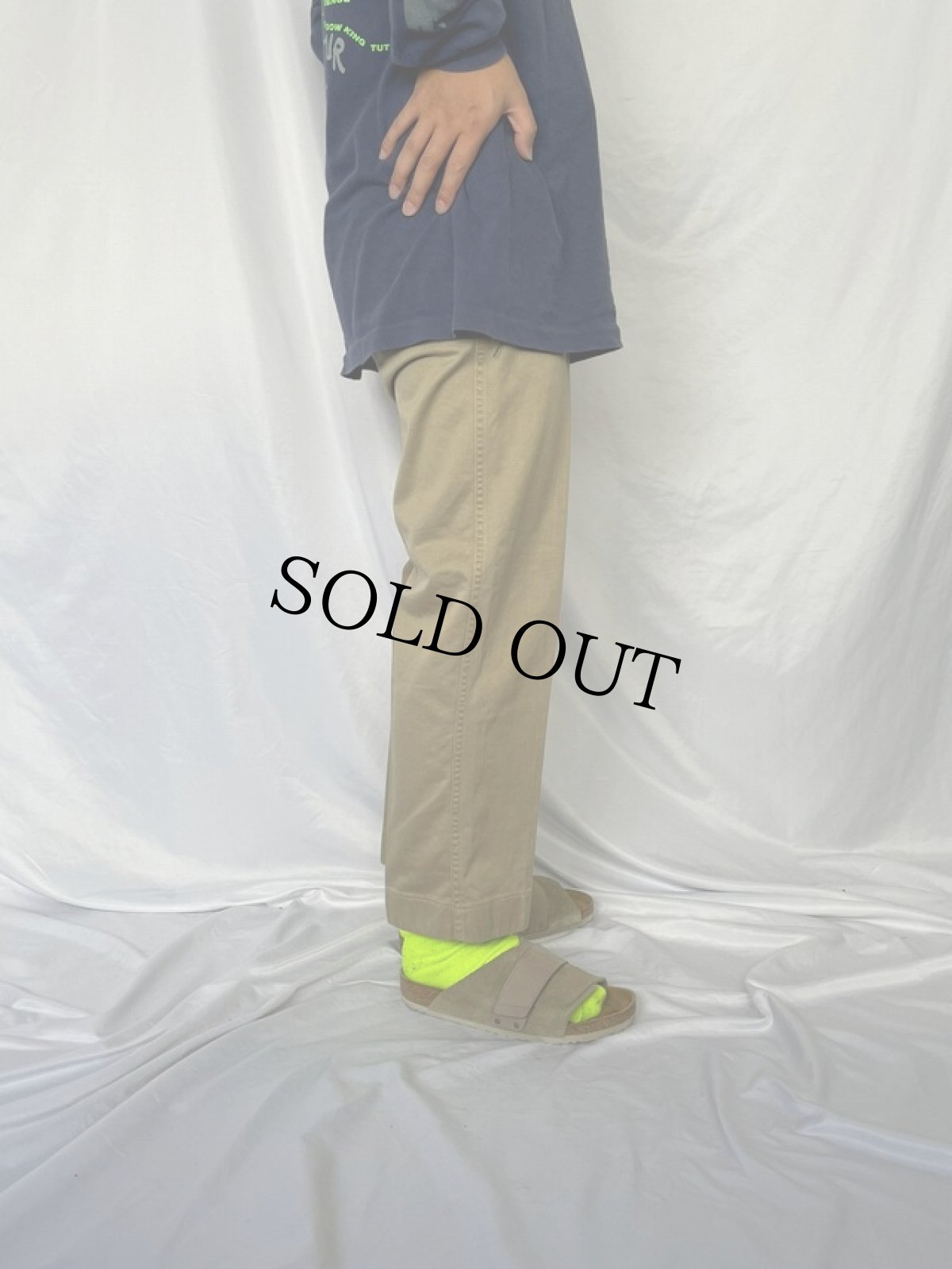 画像3: 40's U.S.ARMY "45チノ" トラウザーズ W28 (3)