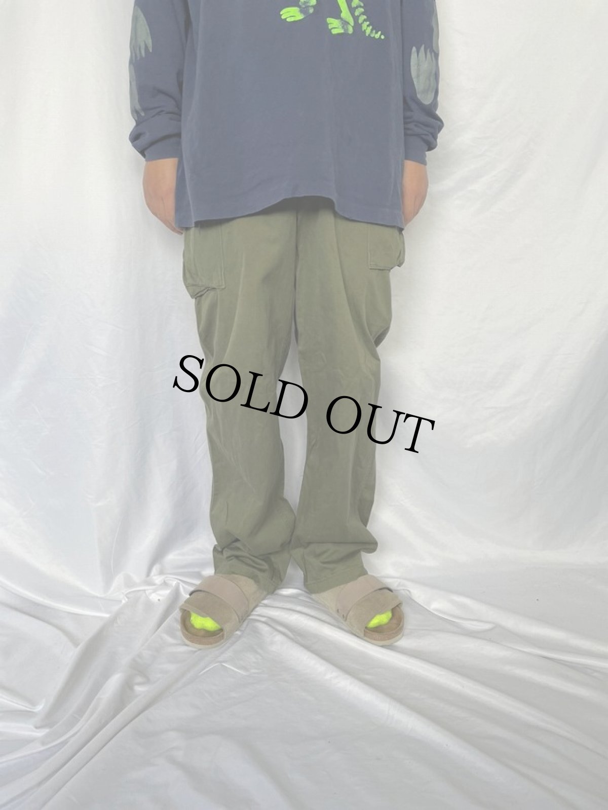 画像2: 40's U.S.ARMY M-43 13スター ツートーン カーゴパンツ (2)