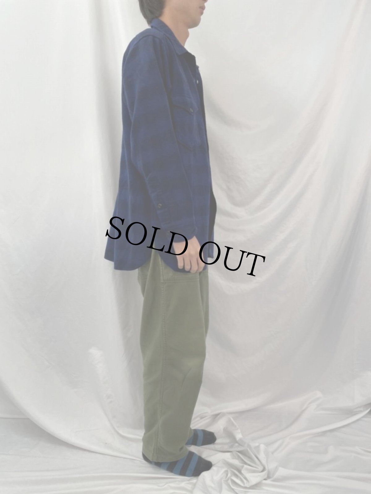 画像3: 50's PENDLETON オンブレーチェック柄 ウールシャツ (3)