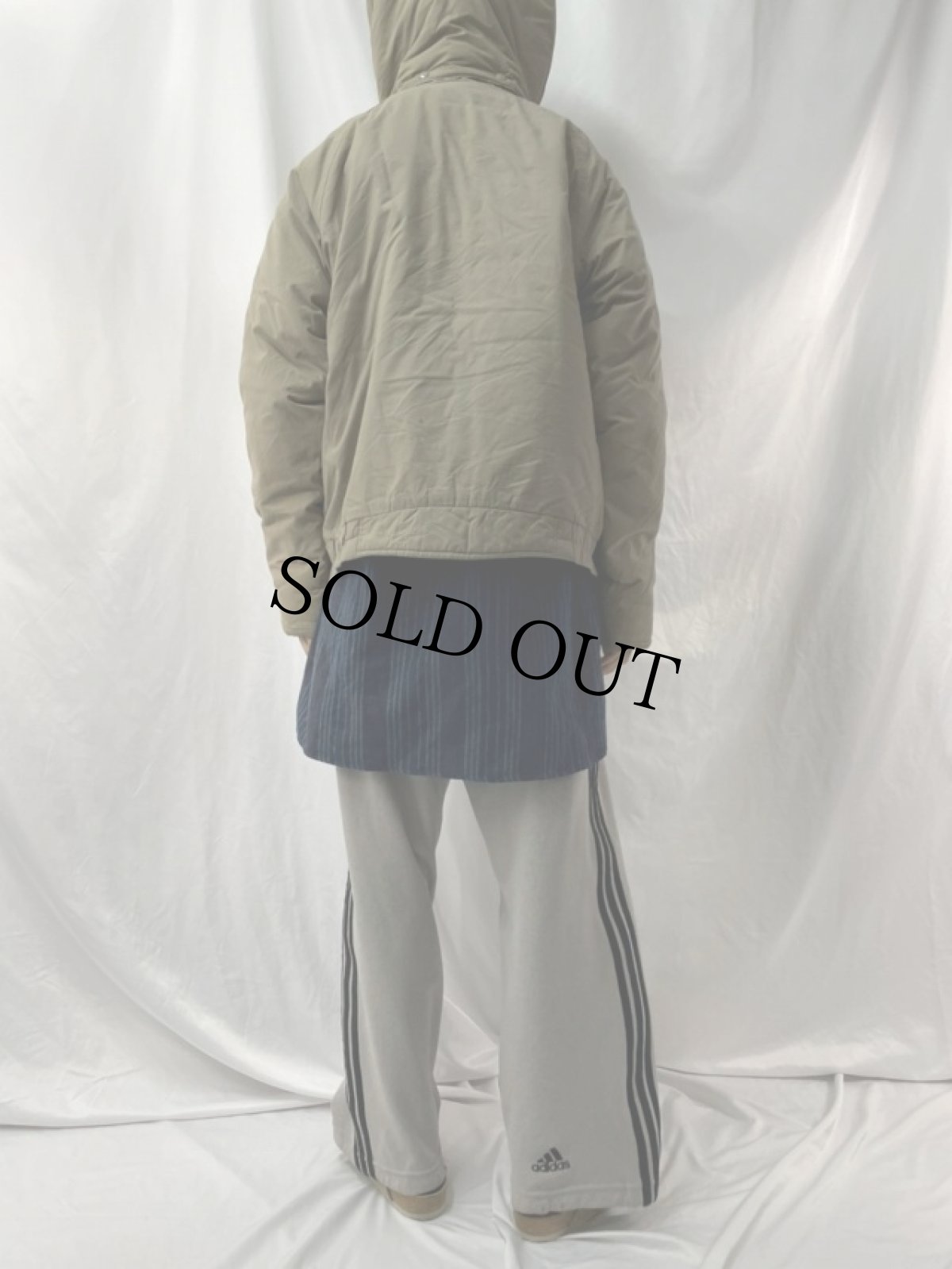 画像4: 80's THE NORTH FACE 茶タグ USA製 中綿入り ナイロンジャケット XL (4)