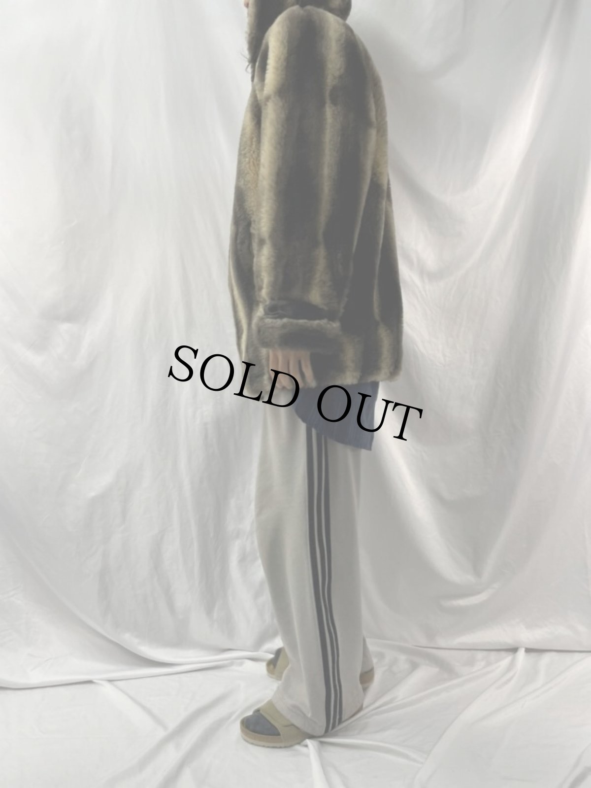 画像3: 80's Marvin Richards USA製 フェイクファージャケット L (3)