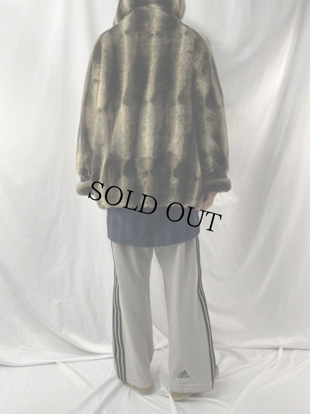 画像4: 80's Marvin Richards USA製 フェイクファージャケット L (4)