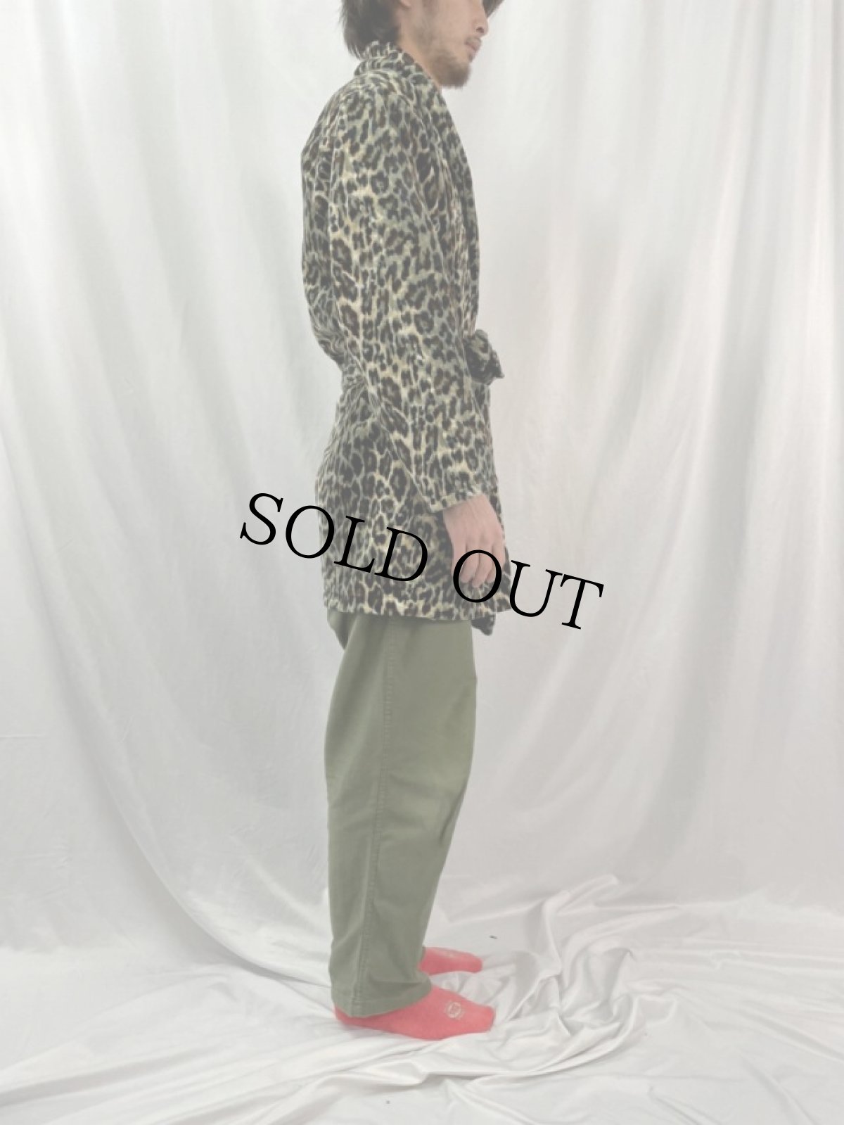 画像4: VICTRIA'S SEACRET レオパード柄 パイルガウン S (4)