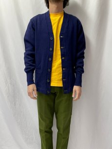 画像2: 【SALE】 50's Allion Award Sweater ウールニットカーディガン (2)