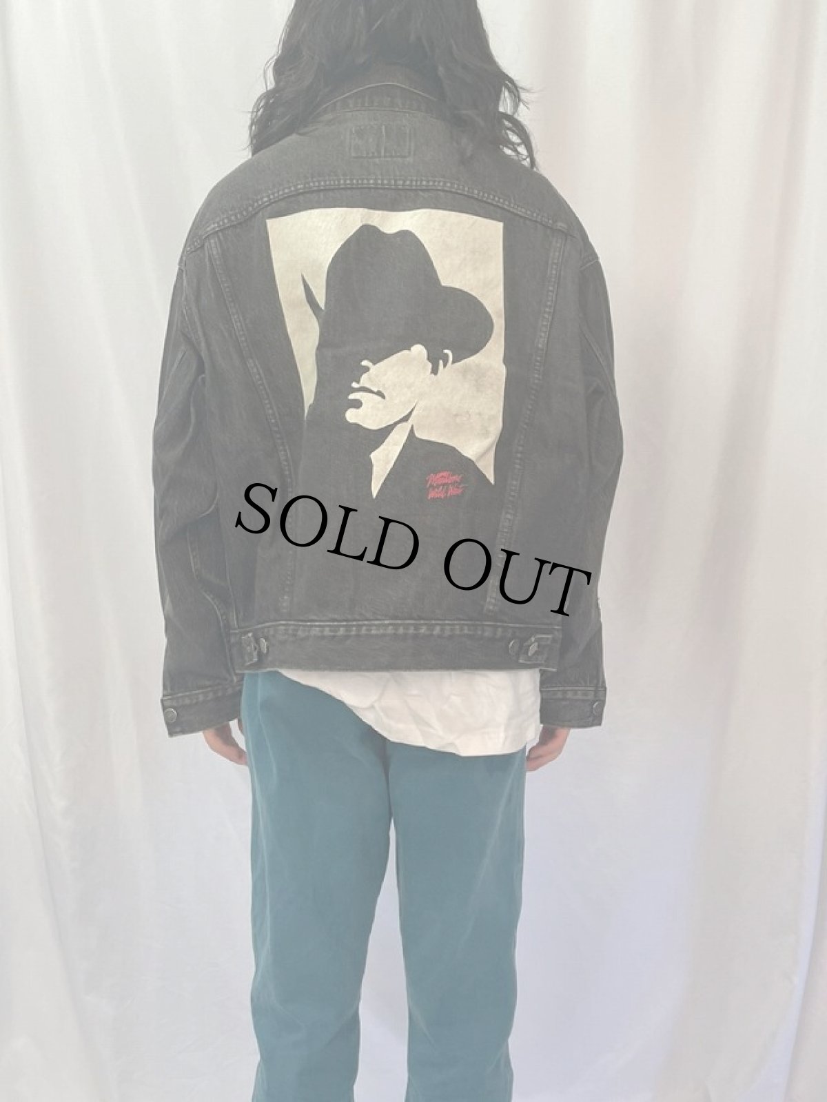 画像4: Marlboro ブラックデニムジャケット (4)