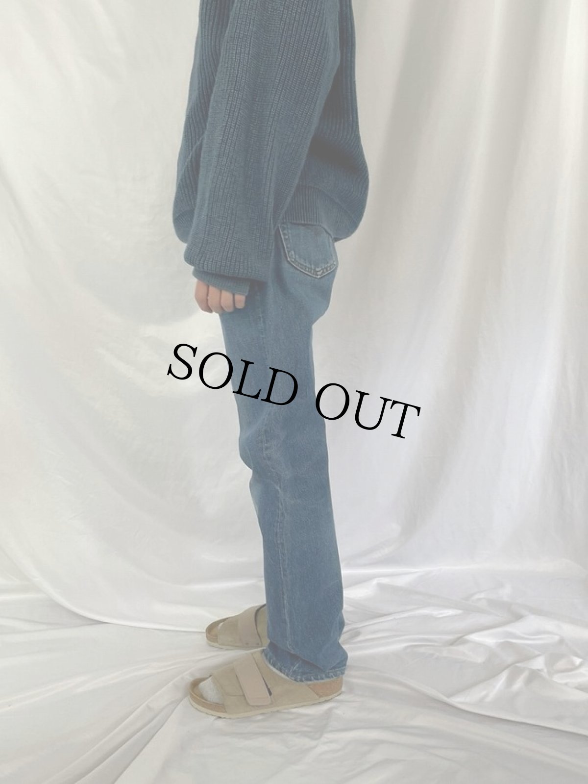 画像3: 90's Levi's 501 USA製 "ブランクタブ" デニムパンツ W34 (3)