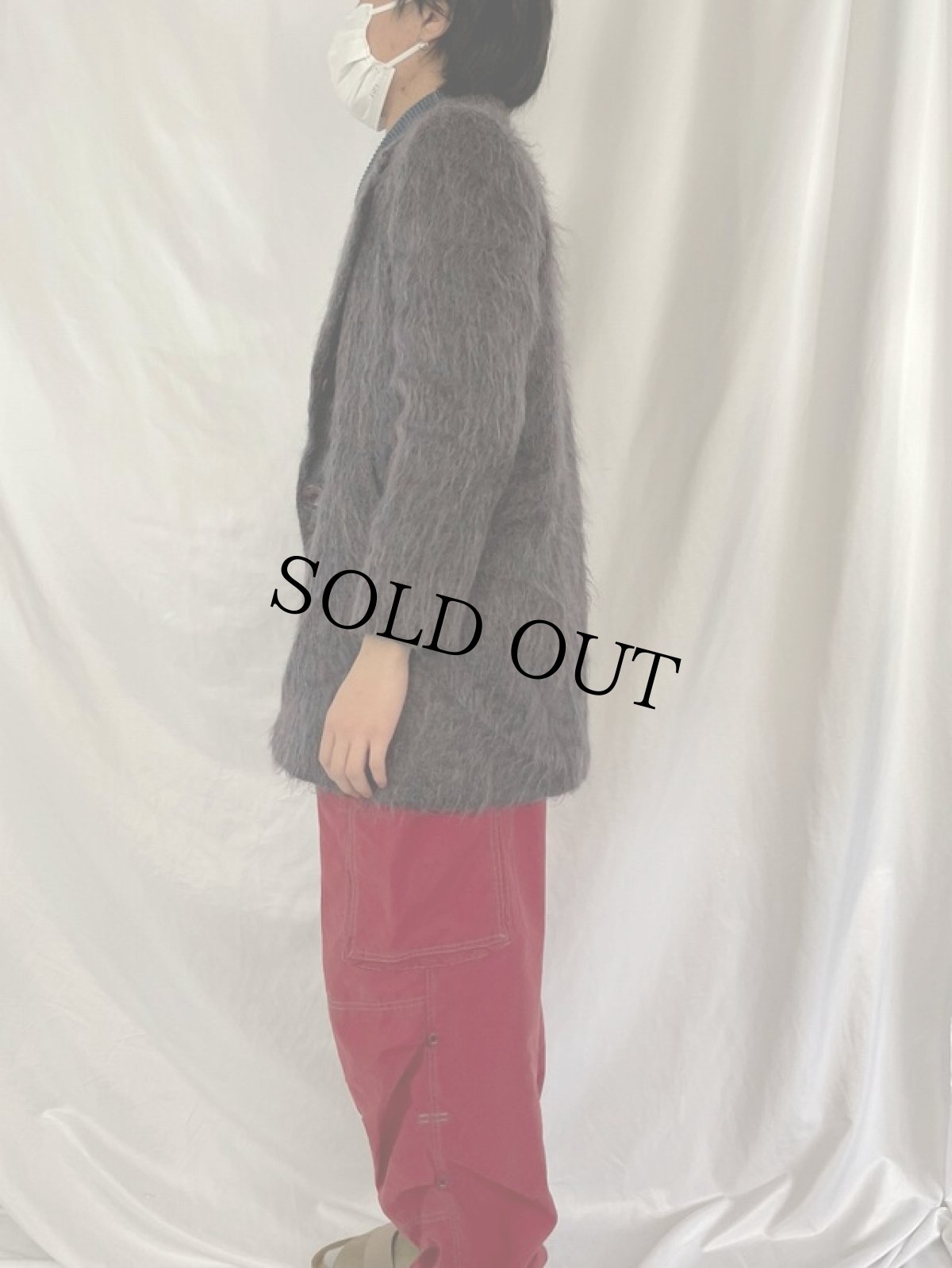 画像3: Warren of Stafford USA製 シャギーウール テーラードジャケット 10 (3)