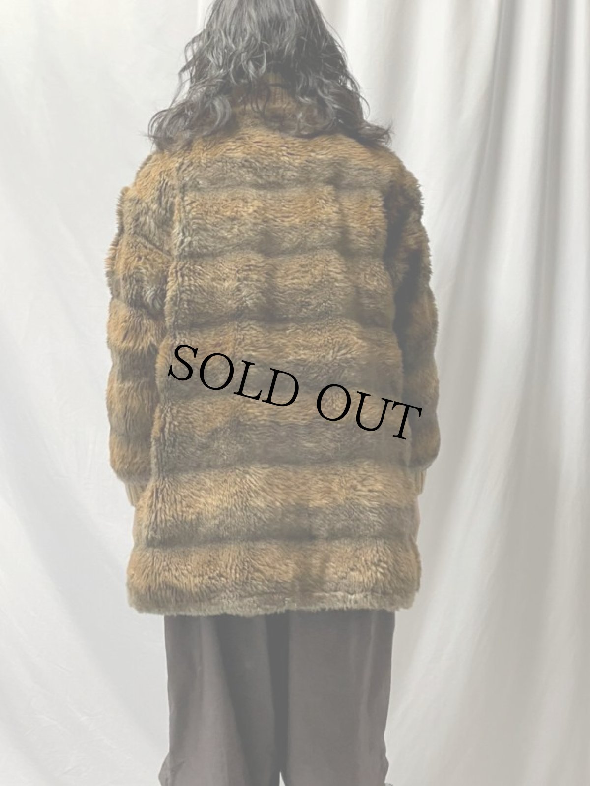 画像5: 60's フェイクファー リバーシブルジャケット (5)