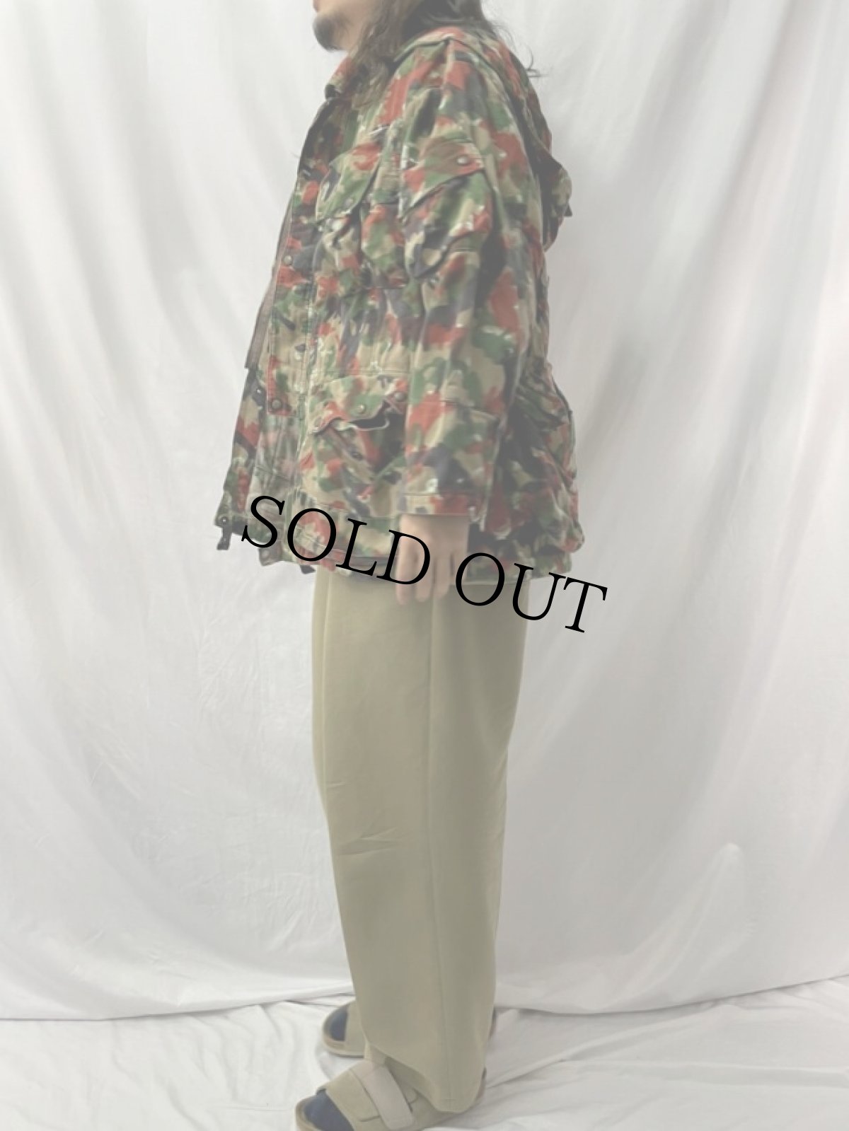 画像3: 60's スイス軍 M-1960 アルペンカモ フィールドジャケット (3)