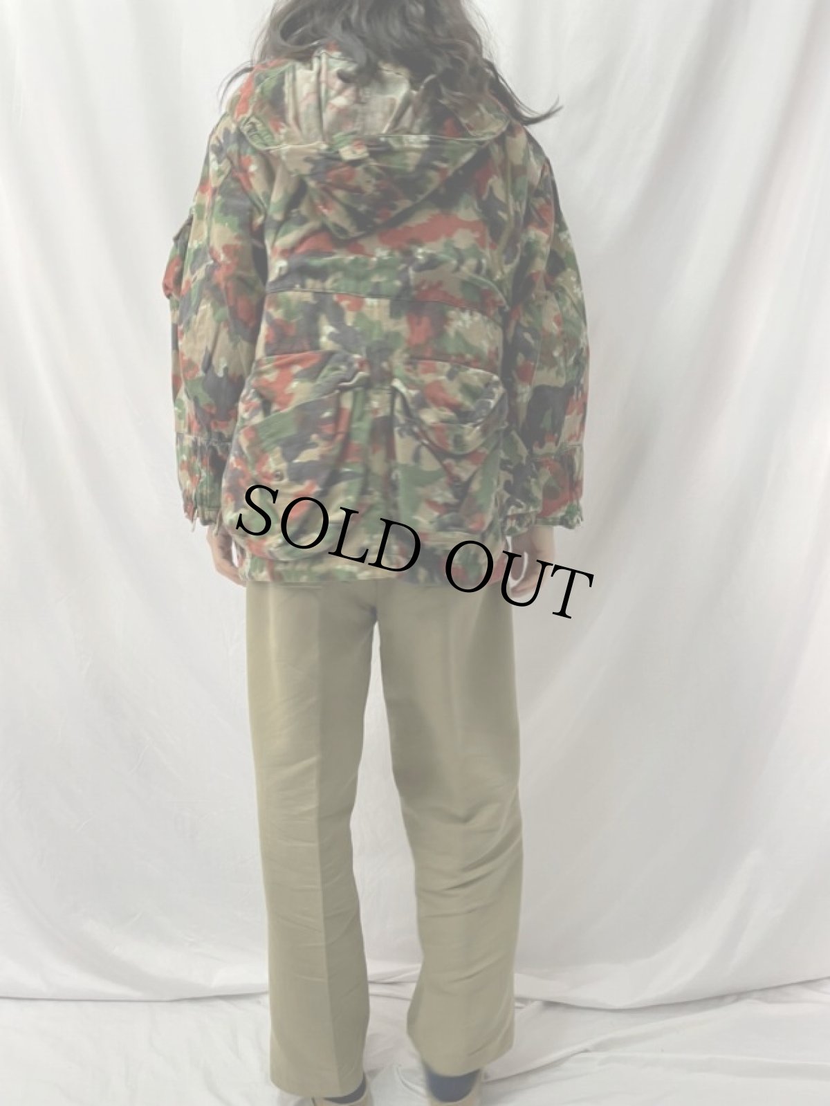 画像4: 60's スイス軍 M-1960 アルペンカモ フィールドジャケット (4)