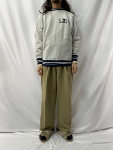 画像2: 90's Champion REVERSE WEAVE USA製 "LBI" 刺繍入り L (2)