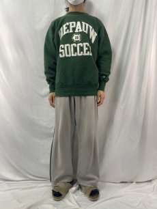 画像2: 90's Champion REVERSE WEAVE USA製 "DEPAUW SOCCER" XL (2)