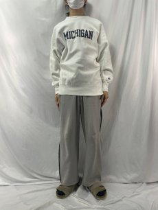 画像2: 90's Champion REVERSE WEAVE USA製 "MICHIGAN" ホワイト XL (2)