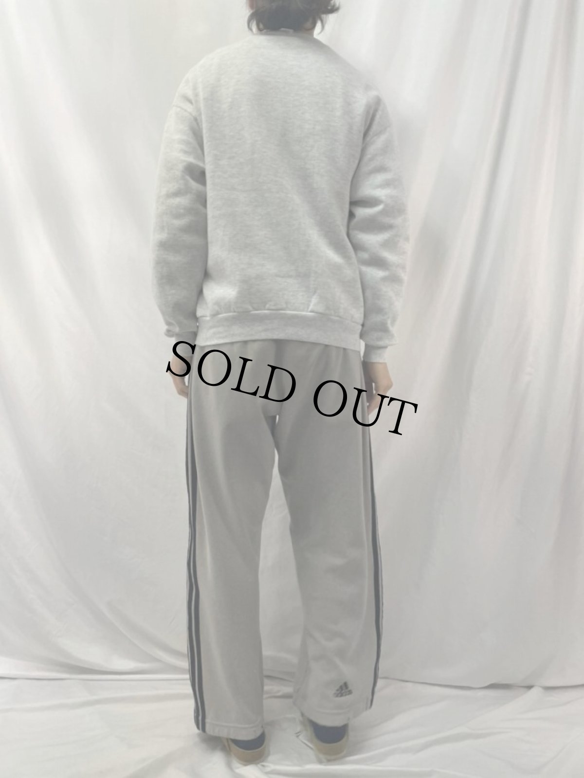 画像4: 90's USA製 THE BEATLES ロックバンド ロゴスウェット L (4)