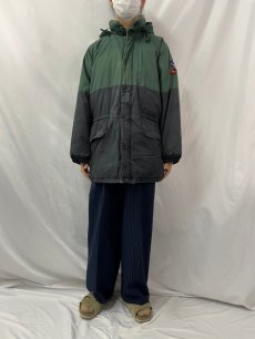 画像2: 【SALE】 POLO Ralph Lauren SUICIDE SKI PATCH ツートーンダウンジャケット L (2)