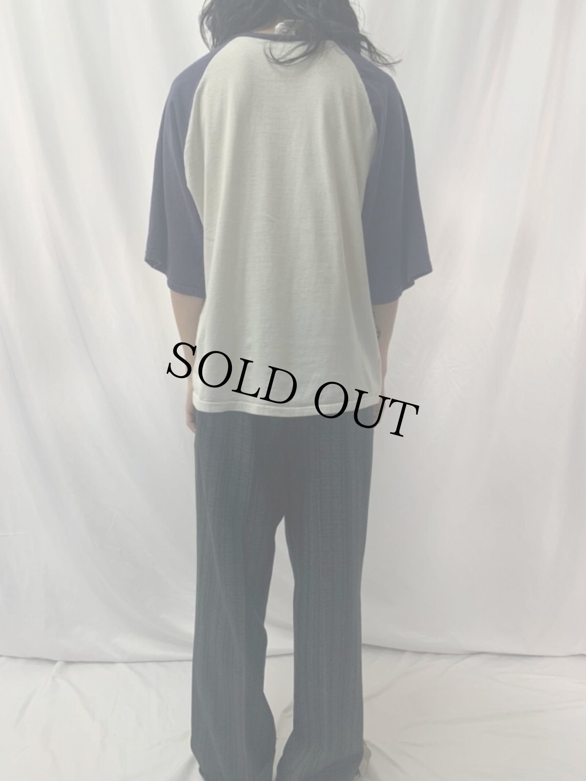 画像4: SPAM "MIRACLE MEAT!" 発泡プリント ラグランTシャツ L (4)